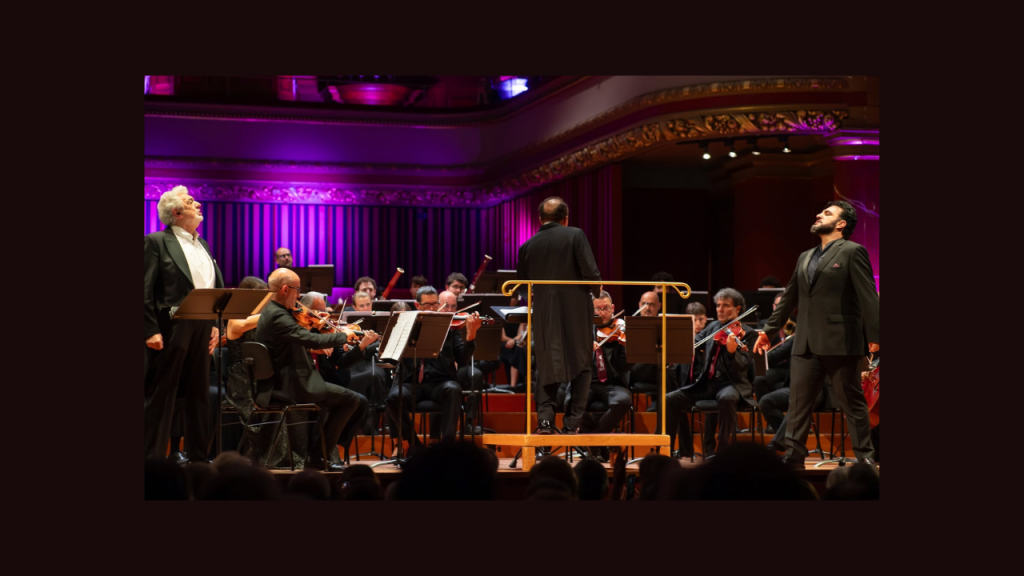 Placido Domingo-Hovhannes Ayvazyan-Duet from La forza del destino-conductor-Frédéric Chaslin-Victoria Hall-2023